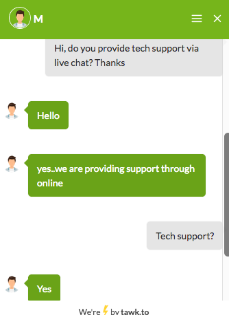 Fastwebhost.com support chat