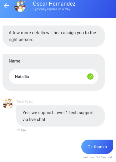 HostTheName.com support chat