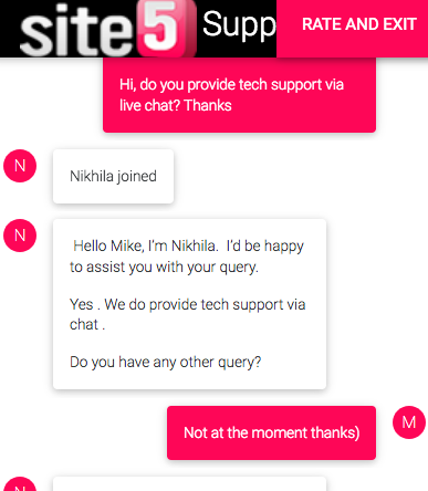 site5.com support chat