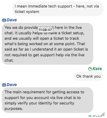 Vivotech.net support chat