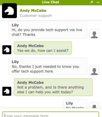 BlackNight.com support chat