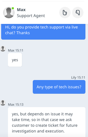 Host4ASP.NET support chat