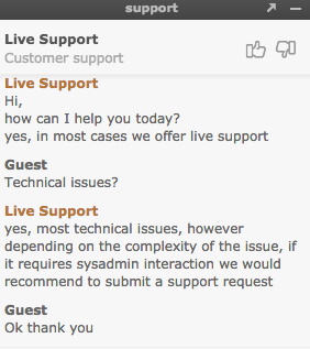 Euro-space.net support chat