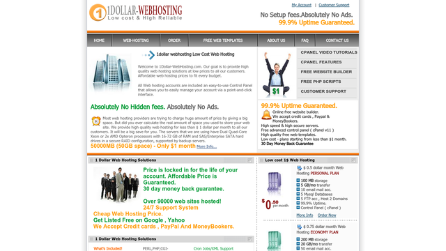 1Dollar-WebHosting.com Thumbnail