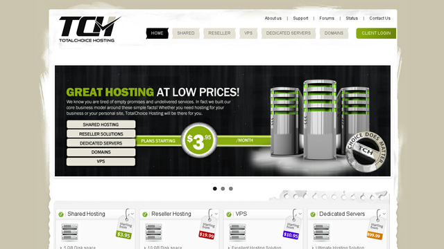 TotalChoiceHosting.com Thumbnail